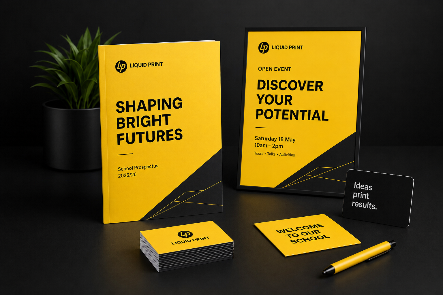 School prospectus and education print